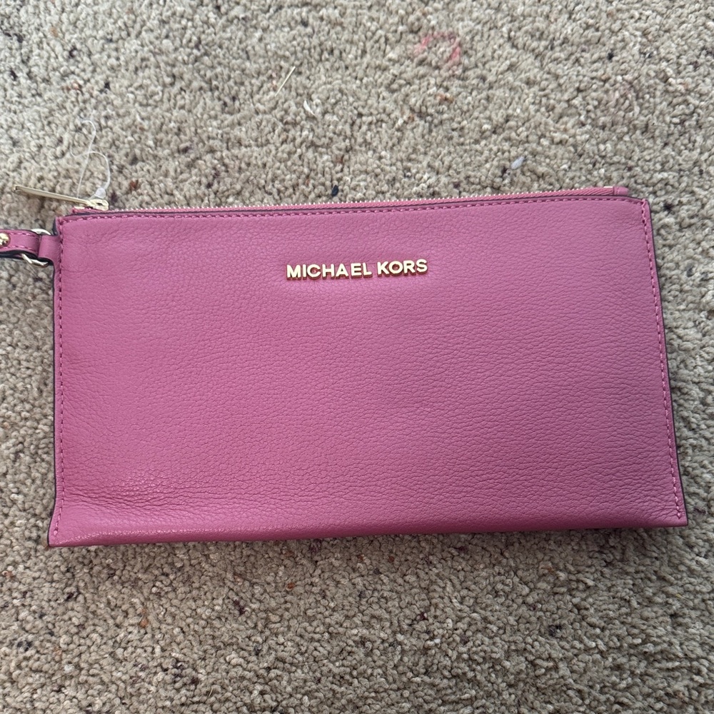Michael Kors Plum Wristlet